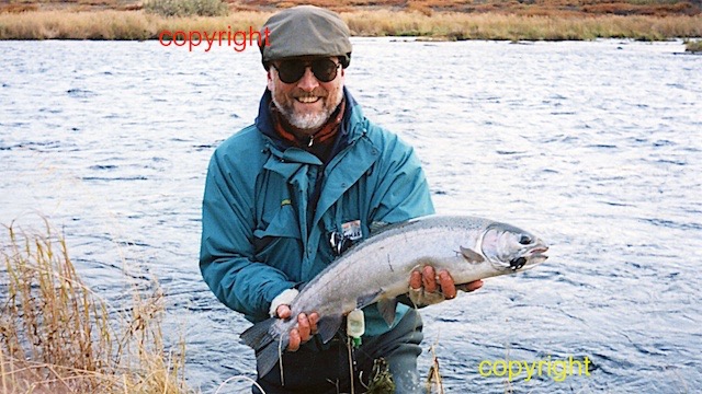 8 lbs steelhead Karluk R,Kodiak island 1998