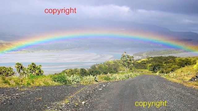 rainbow on way home,wet day - Version 3